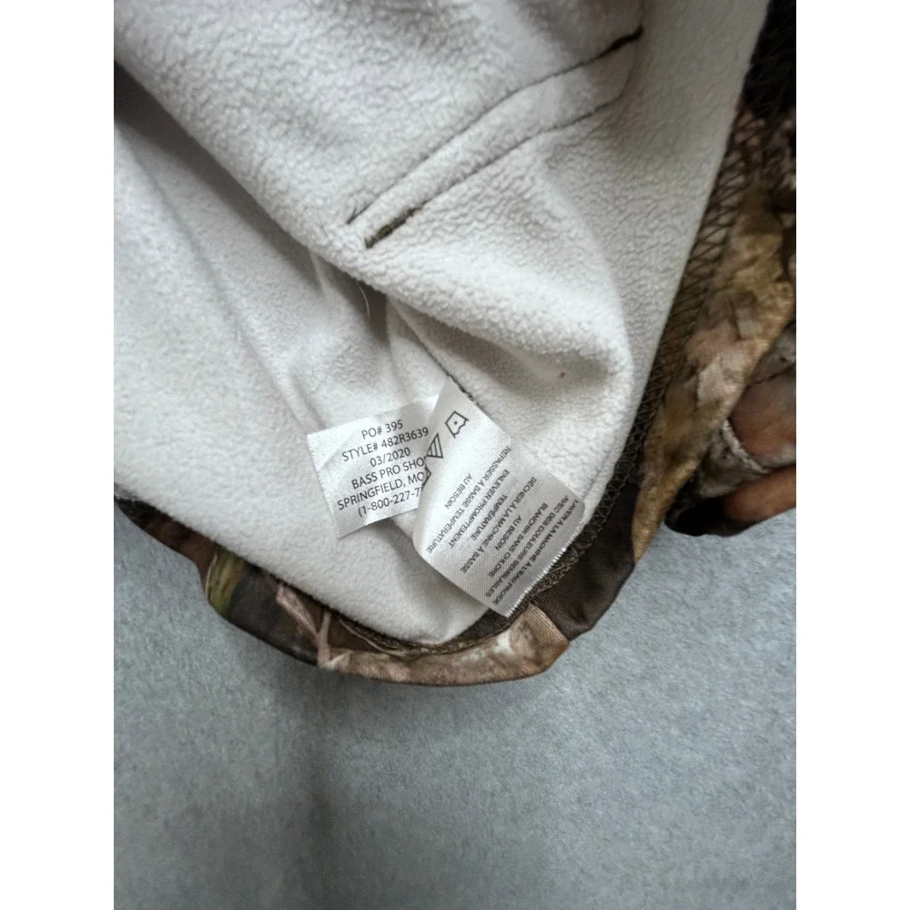 RedHead Youth Medium Kanati Camo Quarter Zip Fleece Hoodie Hunting Jacket